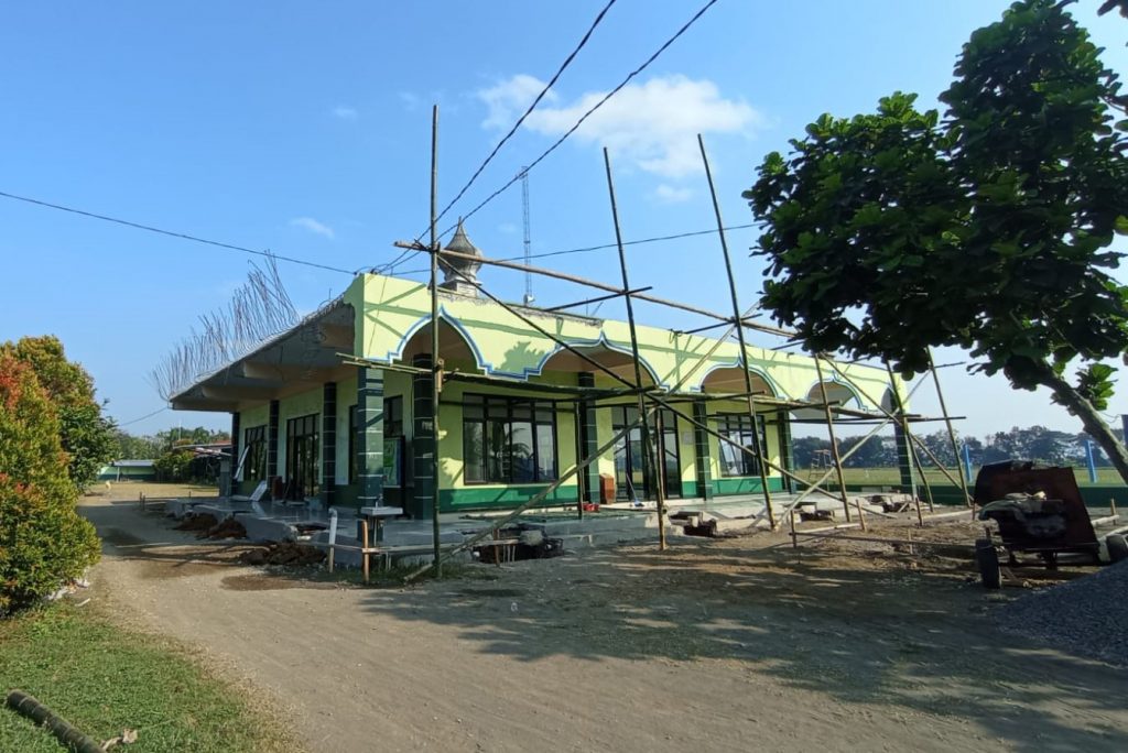 Pembangunan Masjid Ponpes Nurul Wahid Telah Sampai Di Tahap Ini