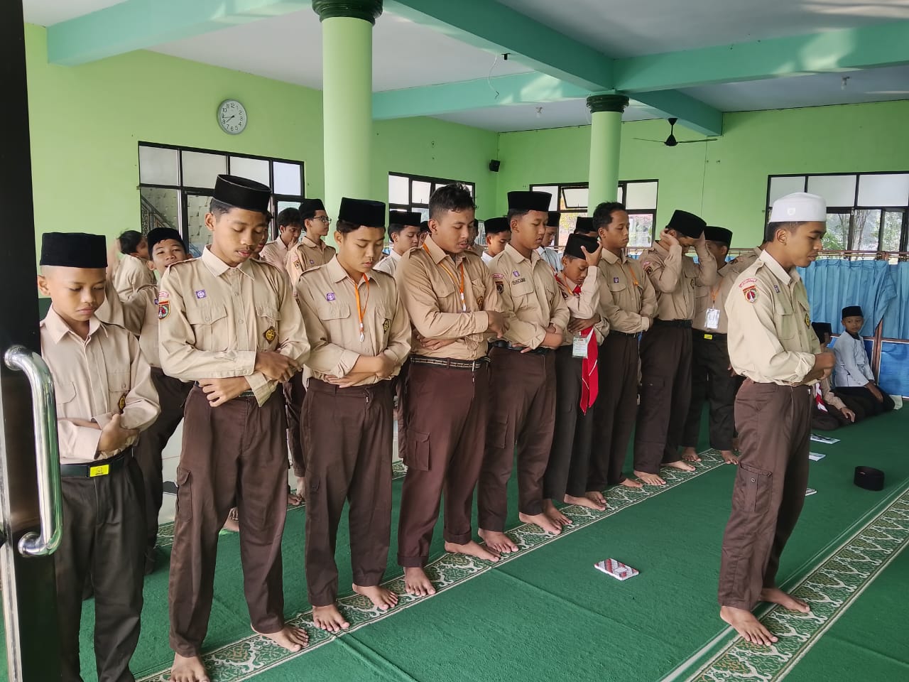 Pembiasaan Shalat Dhuha Berjamaah Santri Pondok Pesantren Nurul Wahid